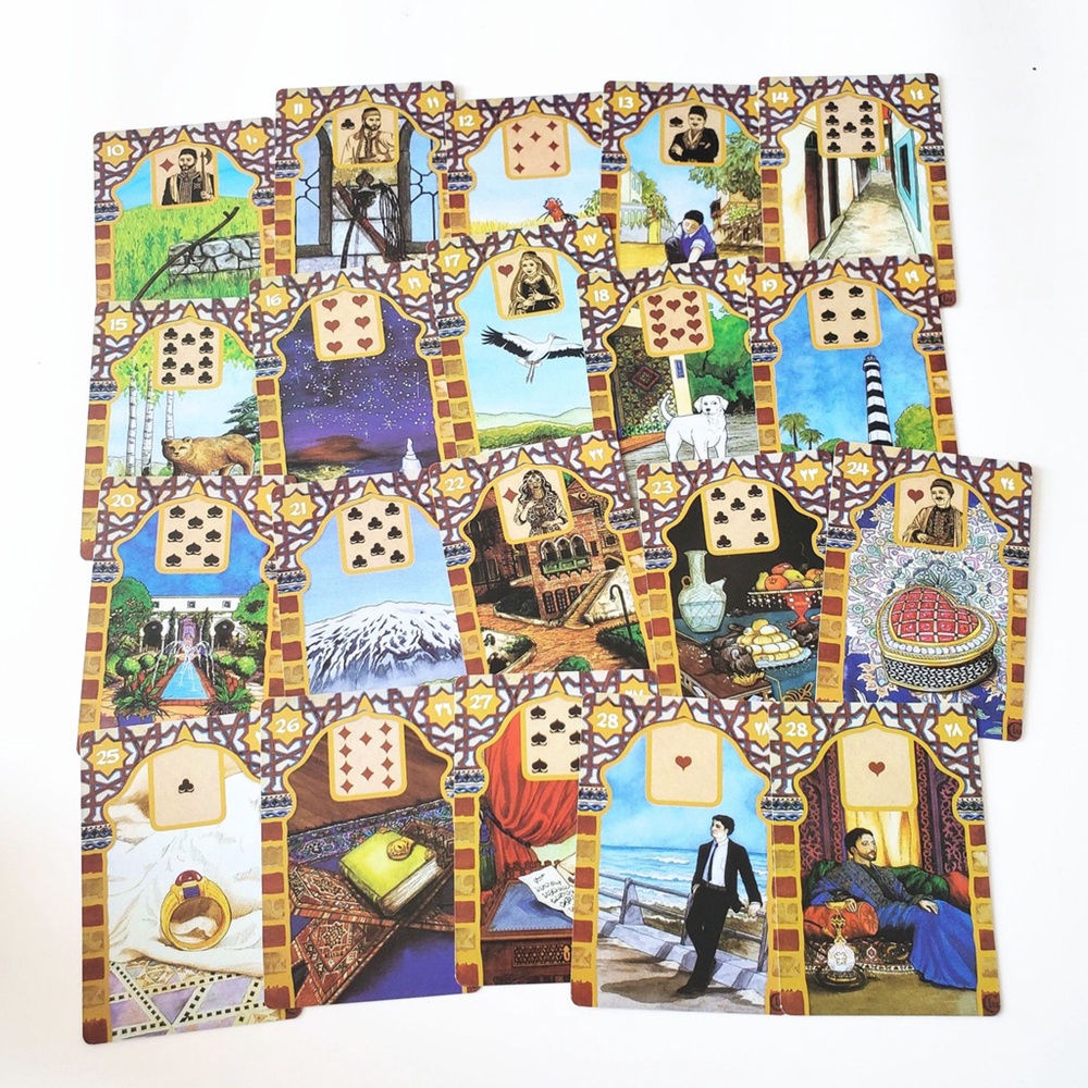 Bộ Bài Rana George Lenormand 42 Lá Bài Tặng Đá Thanh Tẩy C235