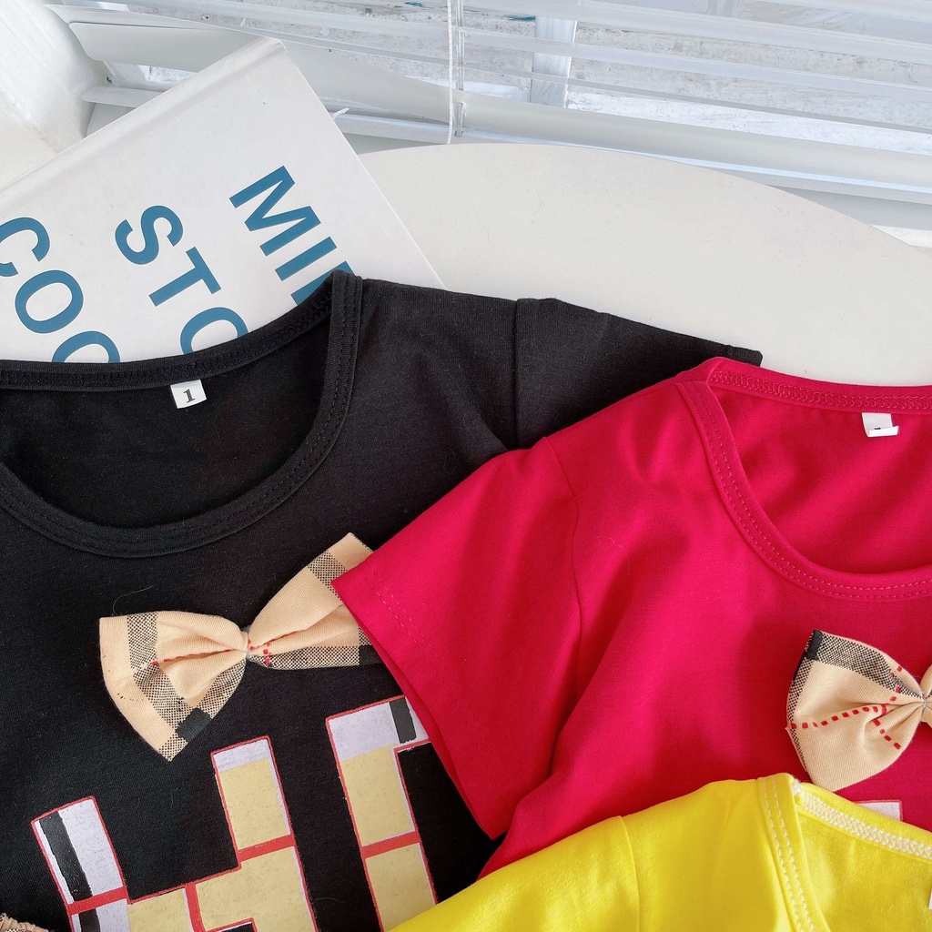 Đồ Bộ Hè Cho Bé Trai, Bộ Cộc Tay Nơ HD Công Tử Chất Cotton Cao Cấp Cho Bé Từ 8-18kg sâu shop