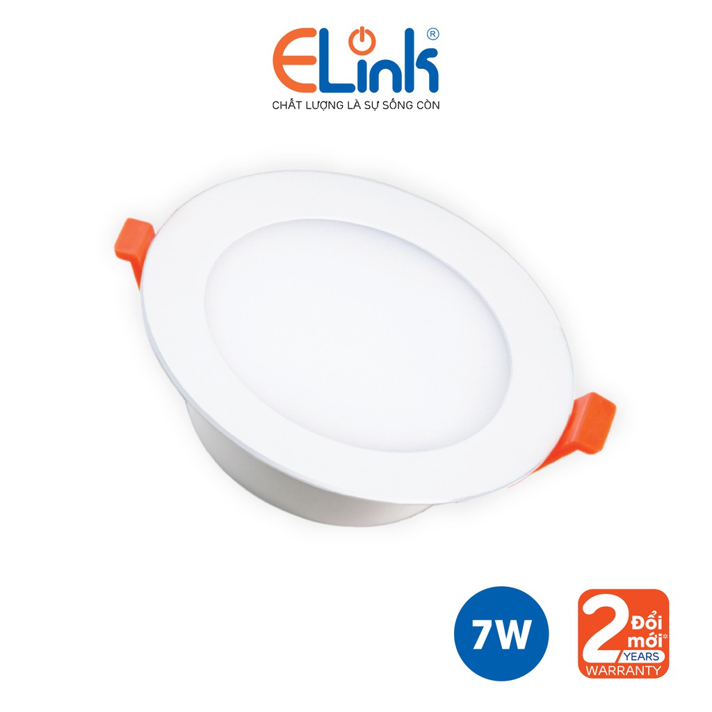 Đèn LED Downlight Âm Trần  Ø90 - 7W - Trắng - EDA90-7-T/V