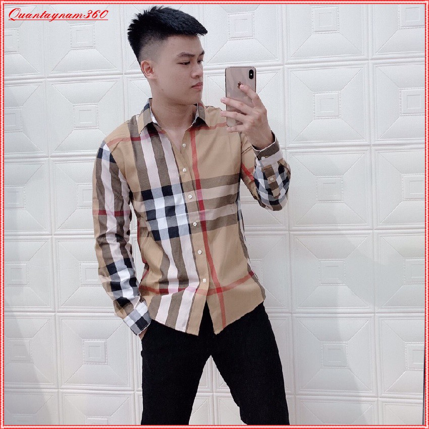 Áo sơ mi kẻ sọc thời trang nam cao cấp phong cách nam tính 3 màu trẻ trung basic | BigBuy360 - bigbuy360.vn