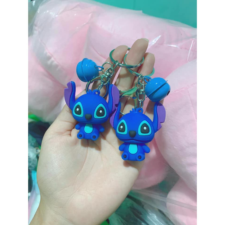 MÓC KHÓA STITCH CUTE KÈM CHUÔNG