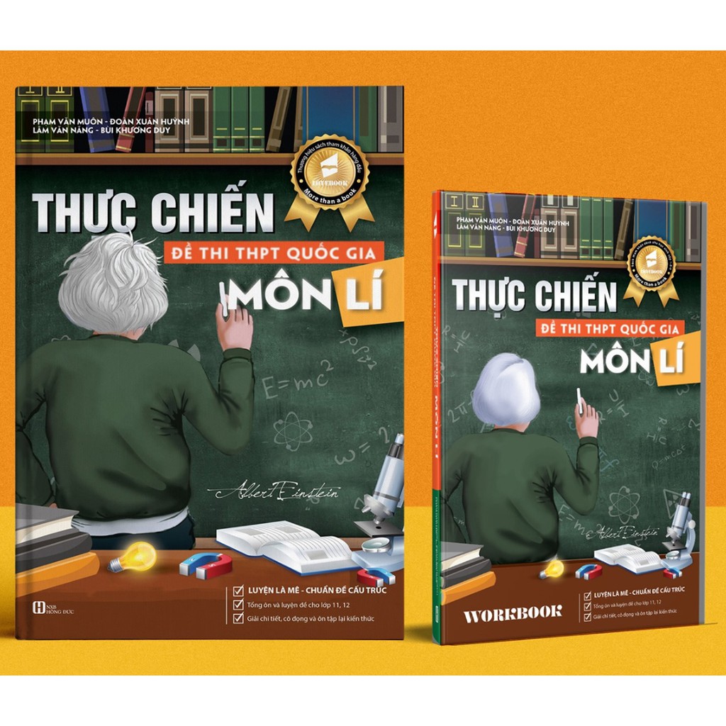 Sách - Thực chiến đề thi THPT môn Vật Lí (Kèm Workbook - Đề Thi)