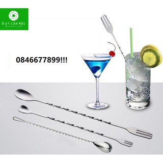 Thìa muỗng khuấy pha chế cocktail Barspoons