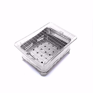 Bếp nướng than hoa inox, lò nướng than inox