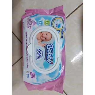 combo 6 GÓI KHĂN ƯỚT BOBBY 100 miếng