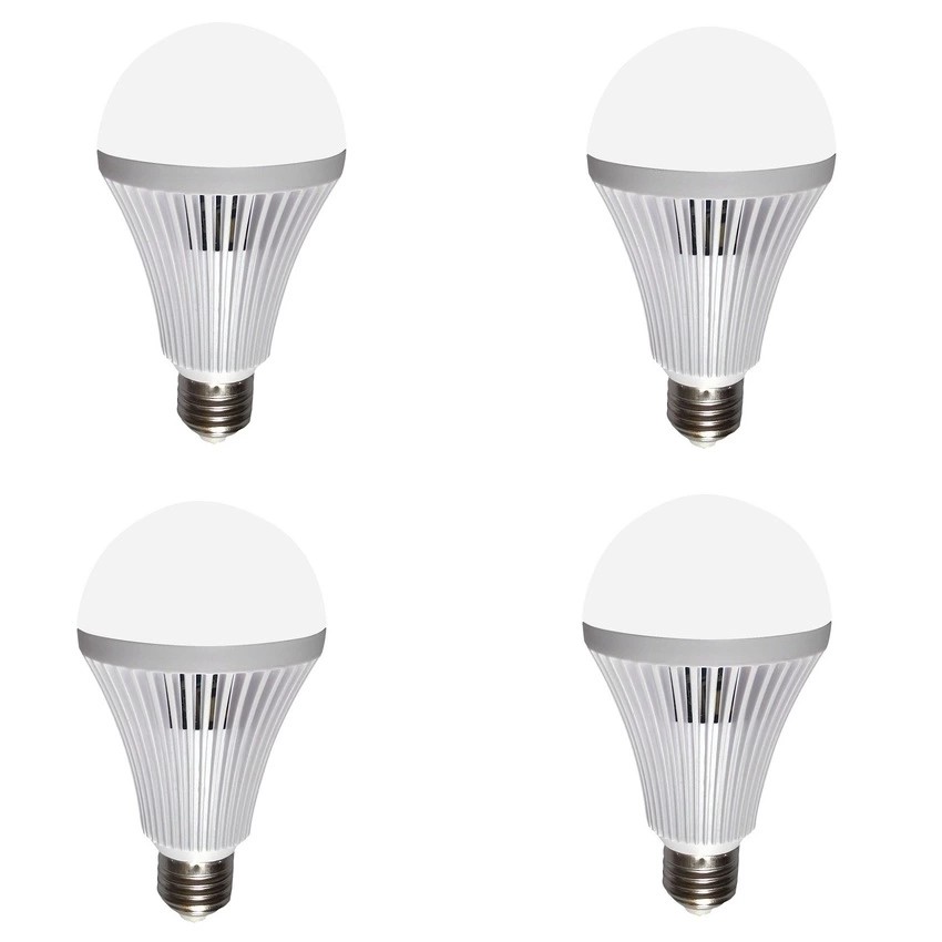 Bộ 4 bóng đèn Led Bulb tích điện thông minh Smart 12W