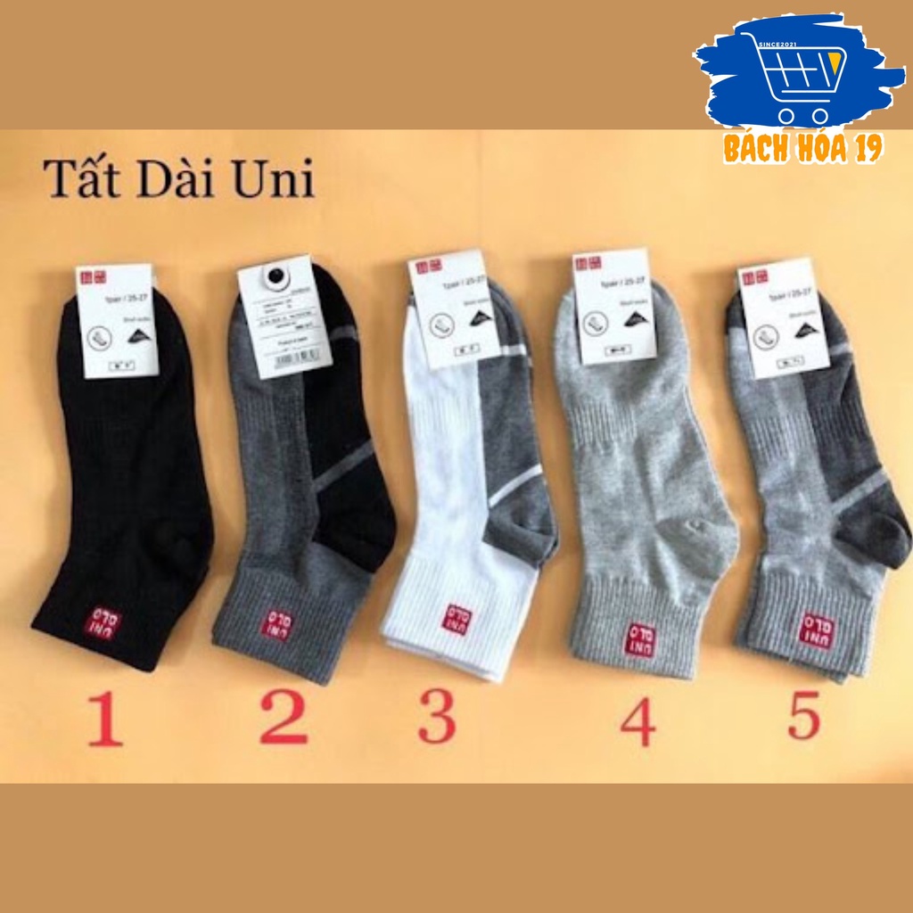 Vớ - tất xuất Nhật loại 1-cao cổ-chất liệu cotton-thoáng khí - thông hơi - thấm mồ hôi