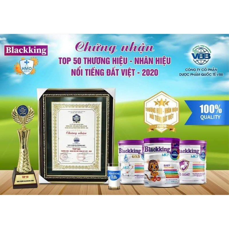 Sữa blackking MK7 GROW lon 900g