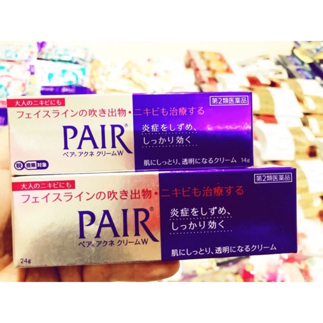 Kem Giảm Mụn Pair Acne W Cream Nhật Bản