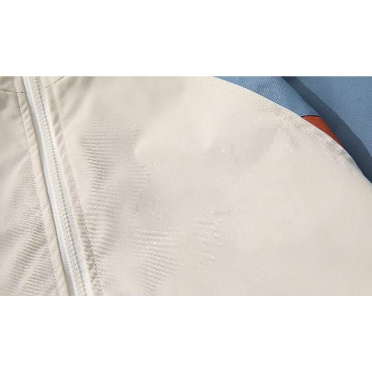 [ảnh thật] áo khoác dù nam nữ unisex basic trơn phối màu 2 lớp hàng bán chạy