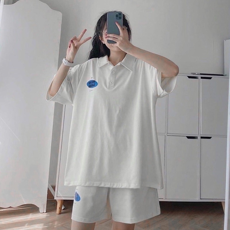 Set LOSE Đồ Nam Nữ Unisex Oversize Thun Da Cá Phong Cách Ulzzang - Yowol Sg