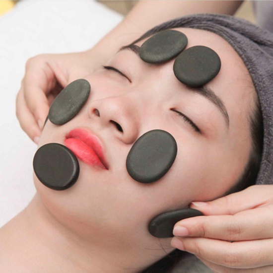 Đá Nóng Massage Body Đá Mát Xa 8cm 8x6cm Ovan Tròn To Nhỏ cho Spa đủ size
