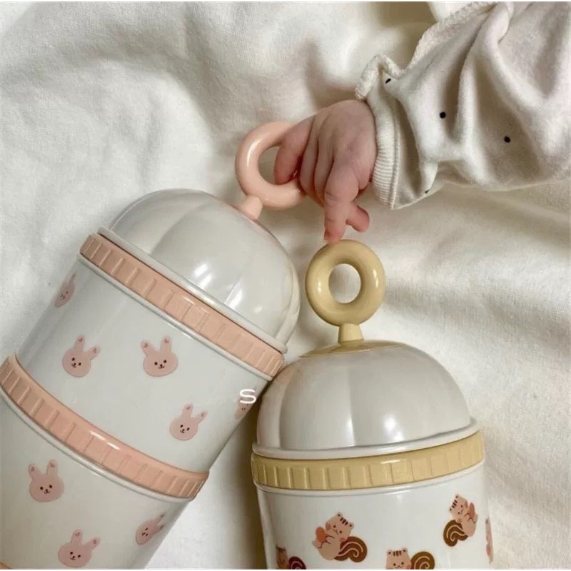 Hộp đựng sữa bột phong cách Hàn Quốc cho mẹ và bé - Hộp chia sữa TGM siêu xinh Little Tiger