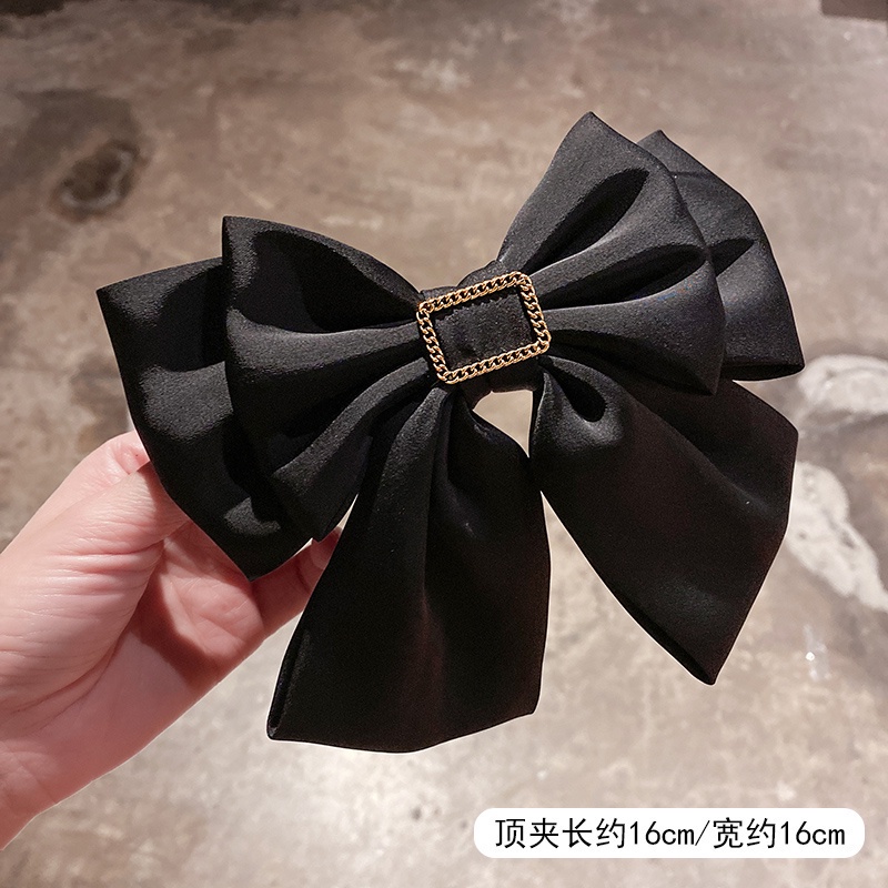 Kẹp tóc nơ lớn thời trang mùa xuân dành cho nữ