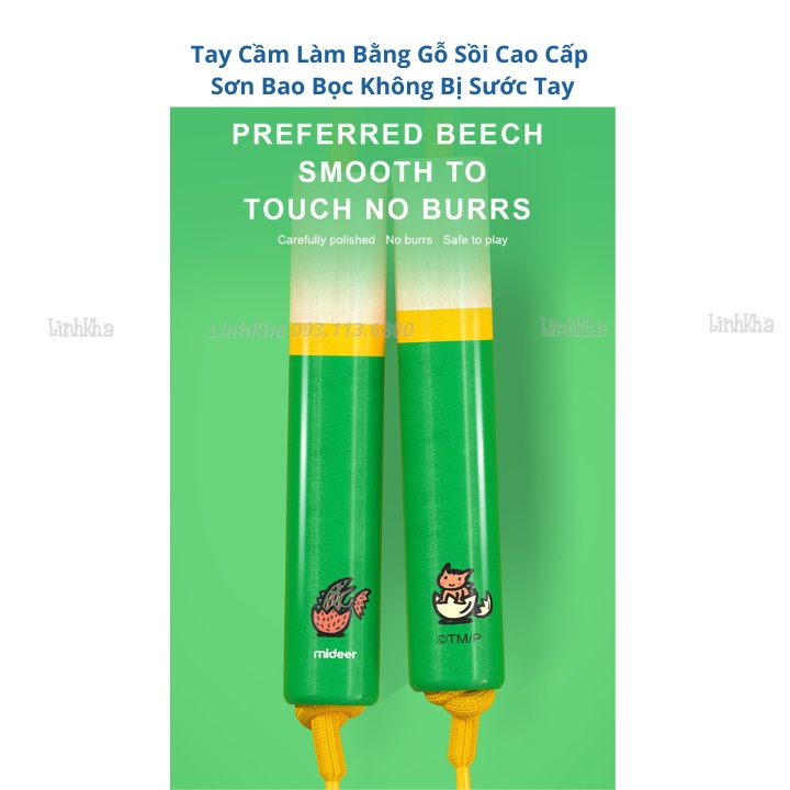 Đồ Chơi Vận Động Dây Nhảy Thể Dục Cho Bé Từ 3 Tuổi Đóng Gói Túi Vải - Mideer Jump Rope You Look Yummy MD0181