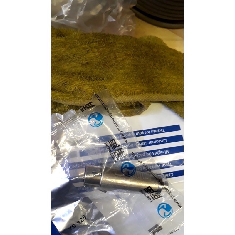 jack rắc chuyển canon xlr cái ra jack hoa sen rca av cái nhập khẩu YS cao cấp