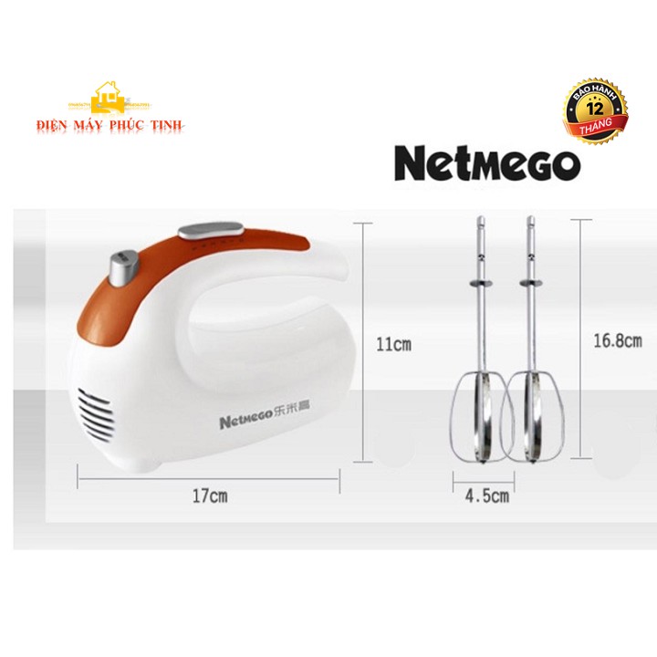 Máy đánh trứng Netmego 5 tốc độ