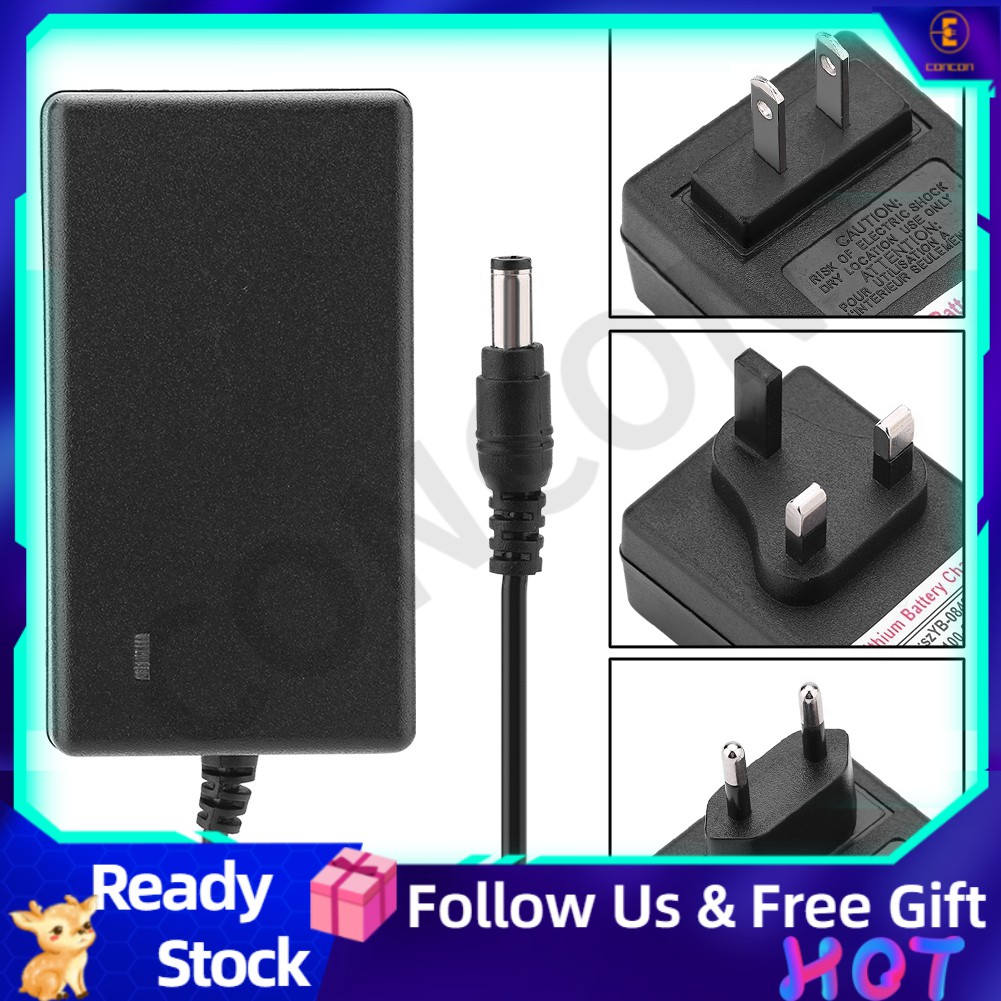 Bộ chuyển đổi nguồn sạc an toàn DC 21V 2A Bộ sạc pin Lithium-ion AC 100-240V