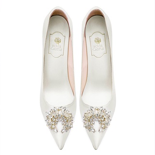 Giày cao gót đế nhọn đính hạt đá kim cương mũi nhọn dành cho nữ Lanceshoes