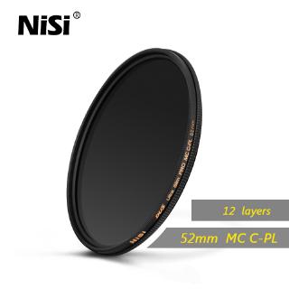 NISI 52mm MC CPL Filter Dus Ultra Slim Filters Multi Layer Circular Ultra Slim Coating MC-CPL Polarizer Filter