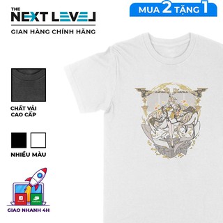 Áo thun Ningguang - Genshin Impact Unisex THE NEXT LEVEL - Cotton 100%, 2 màu nam nữ - BT0060