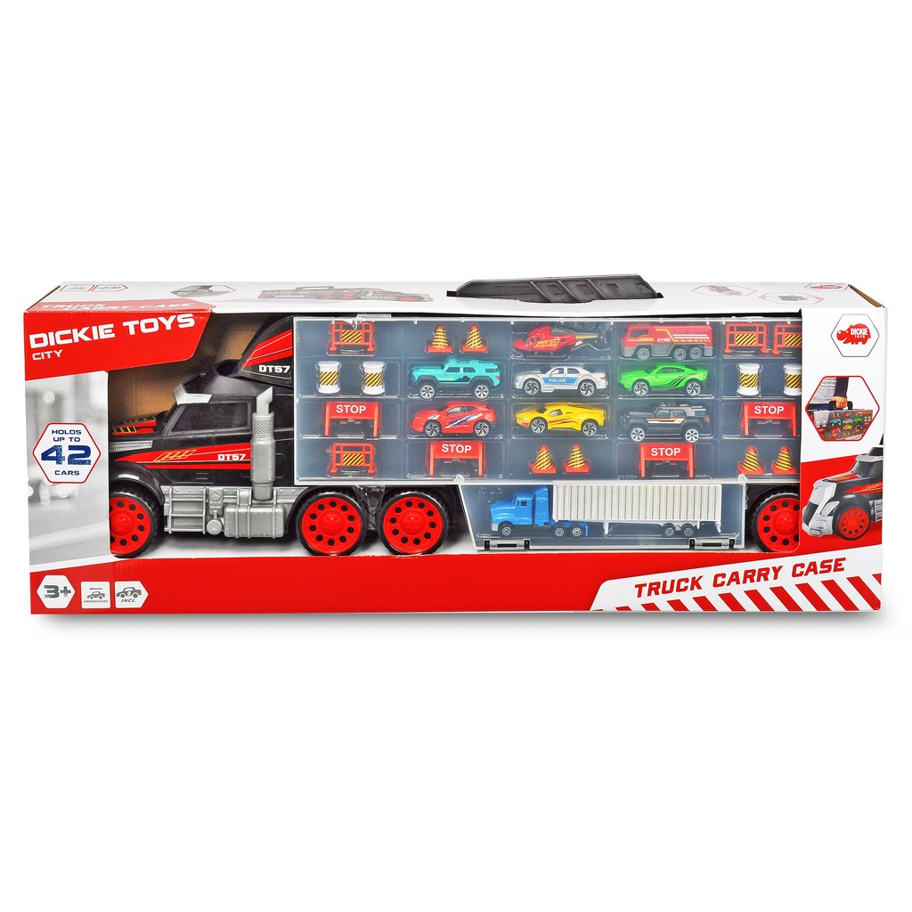 Bộ Xe Tải Chở Xe Hơi DICKIE TOYS Truck Carry Case 203749023