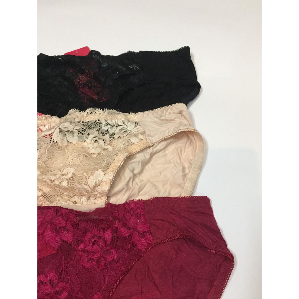 CPB2 Quần lót nữ Việt Nam, quần lót nữ cotton CECINA đáp ren giữa quyến rũ