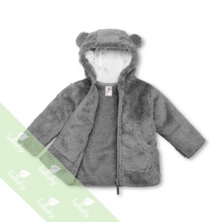 Áo khoác lông màu ghi sz 24m