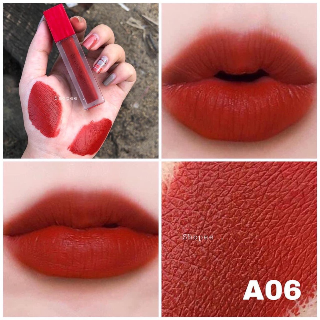Son black rouge A12  ⚡️𝐌𝐢𝐞̂̃𝐧 𝐏𝐡𝐢́ 𝐒𝐡𝐢𝐩⚡️ Son kem lì | Thế Giới Skin Care