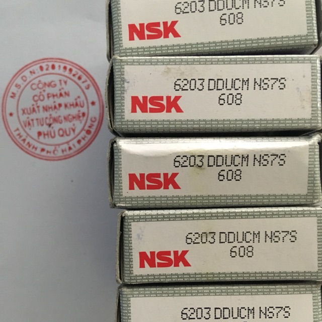 Vòng bi bạc đạn NSK 6203 DDUCM