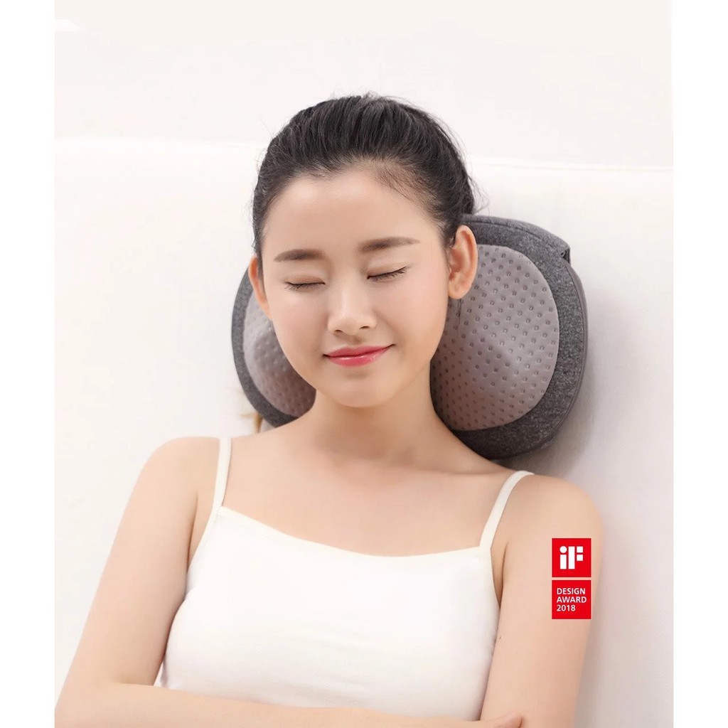 Gối massage nhiệt Xiaomi Leravan-  xóa tan mọi cơn đau nhức trên cổ, vai, lưng