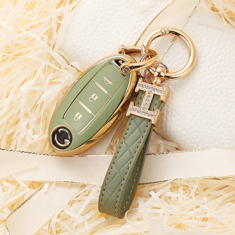 Ốp Chìa Khóa Điều Khiển Từ Xa Cho Xe Hơi Nissan Qashqai X-Trail T32 T31 Juke J10 J11 Kicks Tiida Pathfinder Note