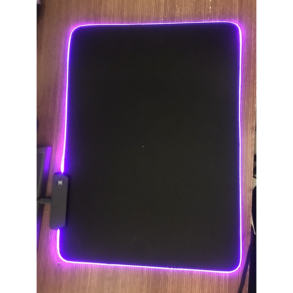 Bàn di chuột, Pad chuột Gaming led RGB 35 x 25cm NEW