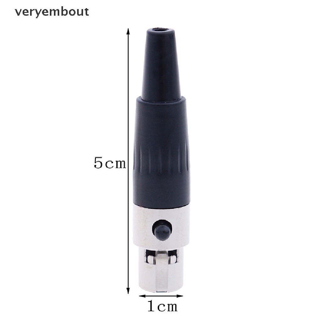 1 Giắc Cắm Âm Thanh 3 Chấu mini TA3F XLR Chuyên Dụng Cho Micro