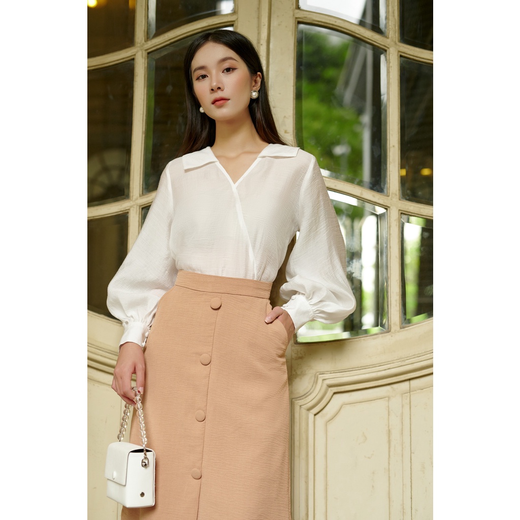 OLV - Chân váy Caramel Button Skirt