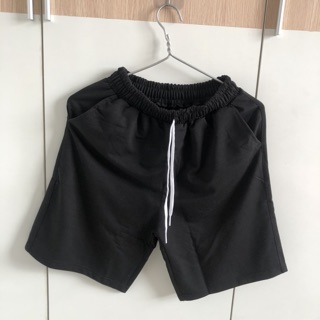 (Video + Ảnh thật) Quần Short Thun Đen Form Unisex