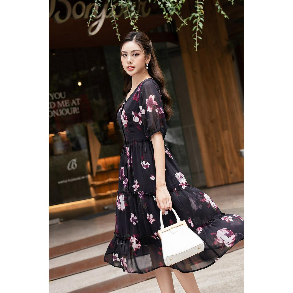 Đầm Maxi Cổ Tim LAMER Bigsize L63M21H061