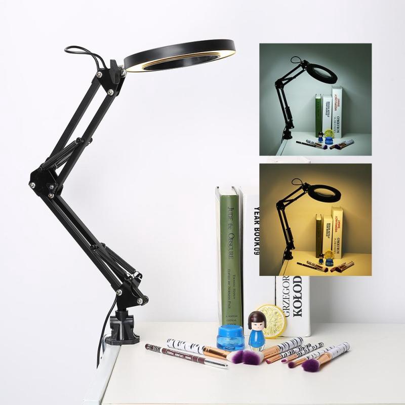 [READY STOCK] Đèn LED phóng đại 5X kèm chân đế tiện dụng