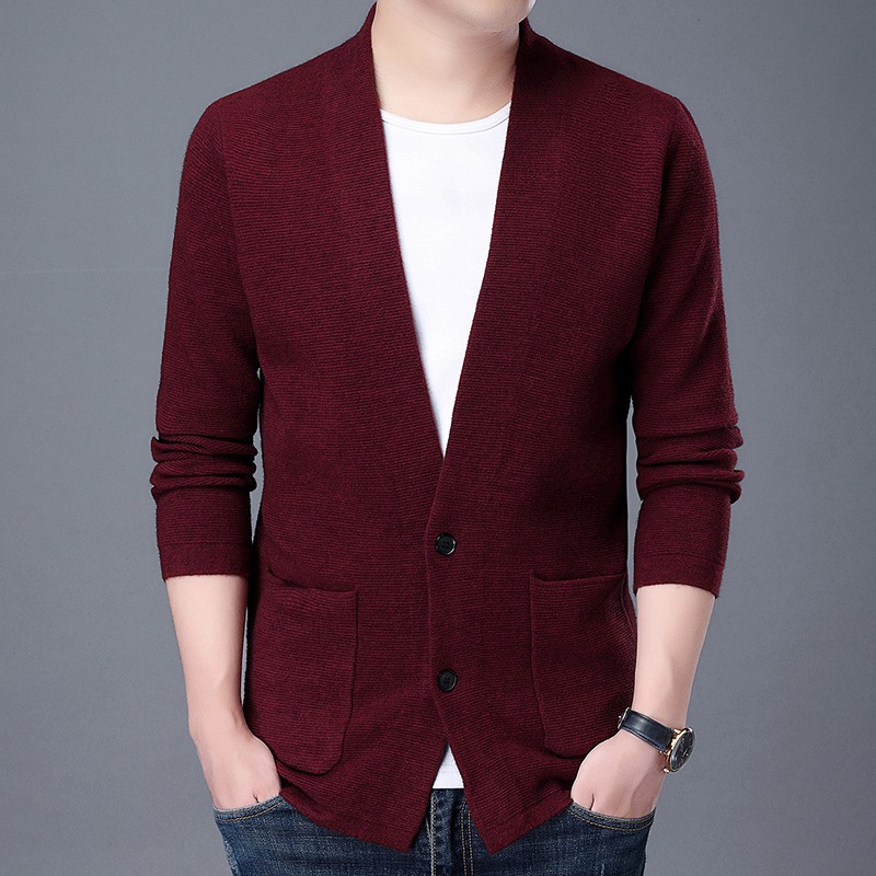 Áo Khoác Sweater Dệt Kim Kiểu Hàn Quốc Thiết Kế Dễ Phối Đồ