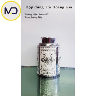 Lọ đựng chè - trà hoàng gia ( Hợp kim đồng - Thủ công)