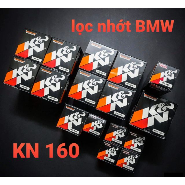 Lọc nhớt KN 160 xe moto BMW nhập khẩu USA