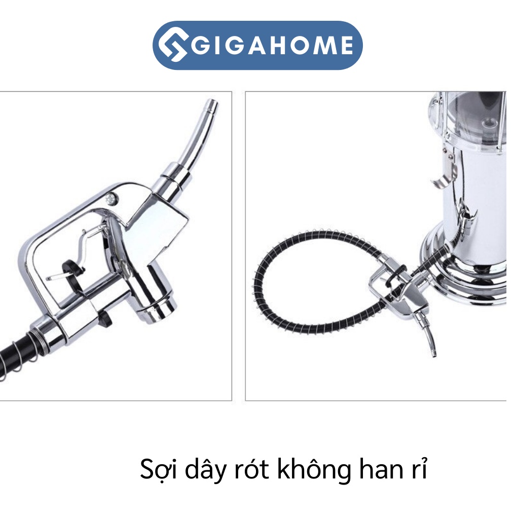 Bình Bơm Và Rót Rượu Mô Phỏng Cây Xăng GIGAHOME Có Định Mức Và Vòi 1L 9186