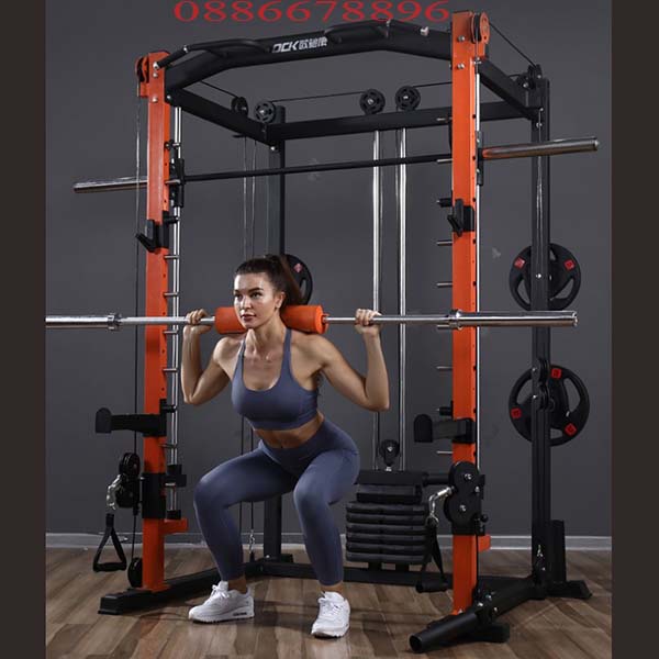 8sport dây cáp giàn tạ K1, khung giàn tạ với đầy đủ các bài tập đem cả phòng gym về nhà