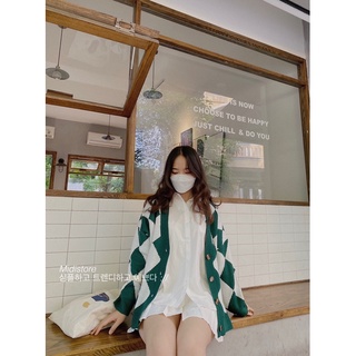Áo Cardigan ovan (Ảnh/Video tự chụp)
