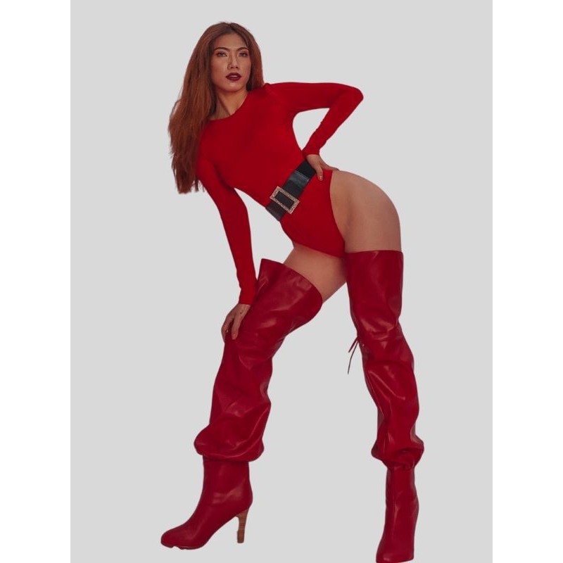 OVER KNEE BOOTS GUCCI MŨI TRÒN