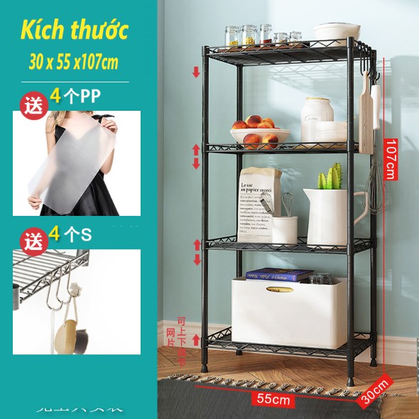 Kệ Sắt Đa Năng YTC Nhập Khẩu Để Phòng Khách, nhà bếp phong cách tiện lợi- K4T02