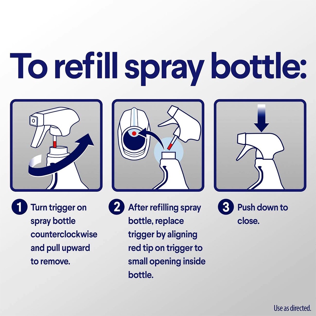 Bình Xịt Tẩy Rửa Nhà Tắm Clorox Disinfecting Bleach Free Bathroom Cleaner Trigger Spray, Bình 887 mL  30 Fl. Oz