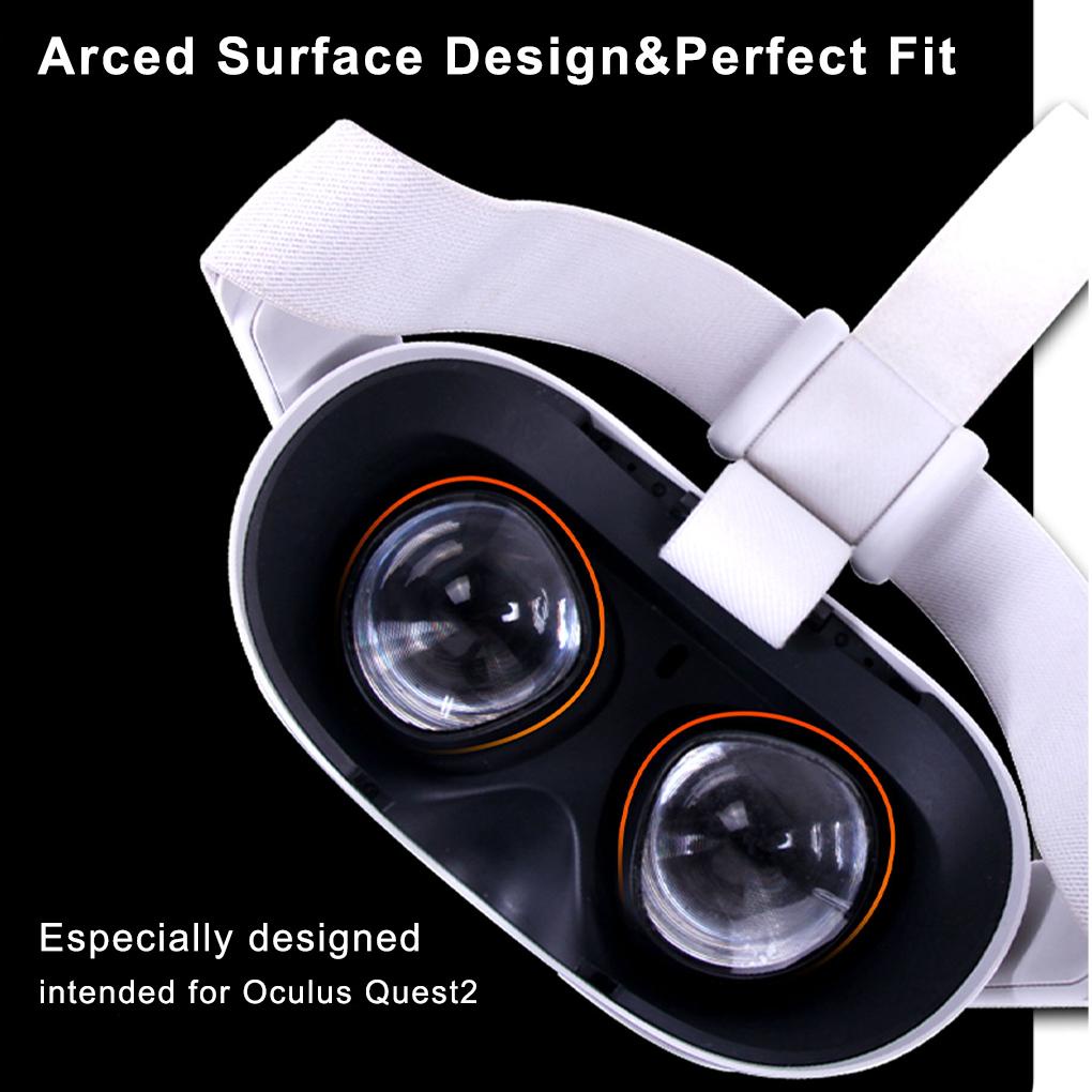 Set 4 Phim Dán Bảo Vệ Thấu Kính Trong Suốt Độ Chính Xác Cao Chống Mồ Hôi Thay Thế Cho Oculus Quest 2