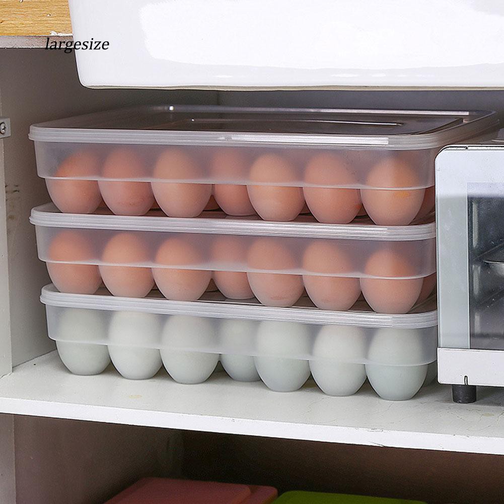 Hộp đựng bảo quản trứng gà đặt trong tủ lạnh tiện lợi