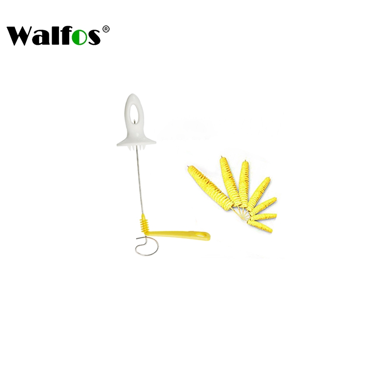 Walfos Stainless Steel +Plastic Twisted Potato Slice Cutter Spiral